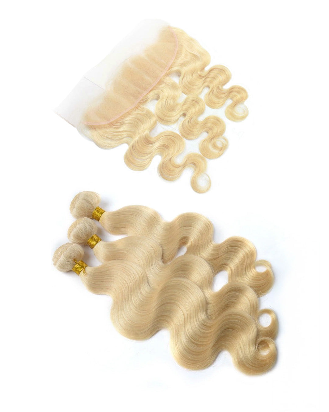613 Blonde 3 Bundle Deal + Frontal or Closure
